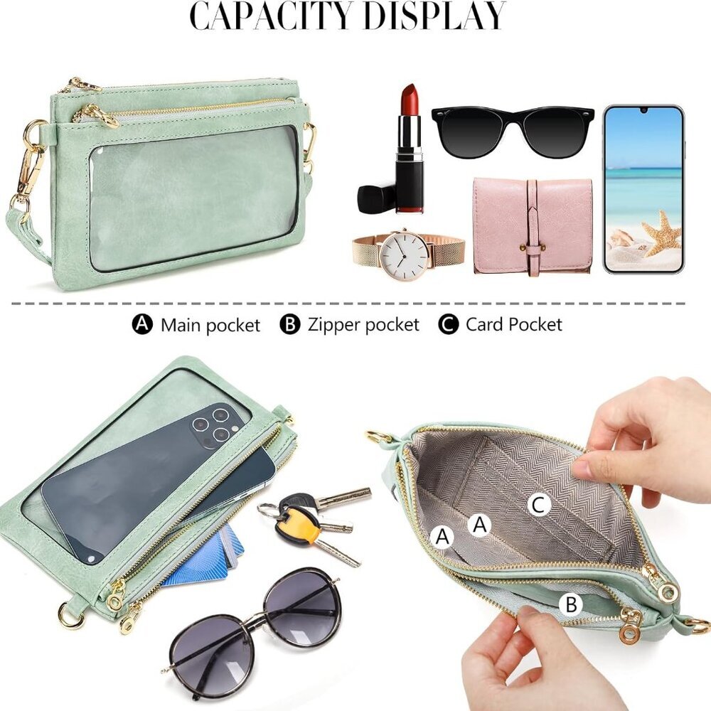 Versatile Small Leather Wallet With Adjustable St… - image 5